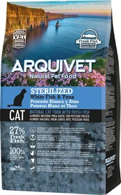 Meilleurs prix pour Arquivet Nourriture Pour Chats Stérilisés Poisson Blanc Et Thon 10 Kg