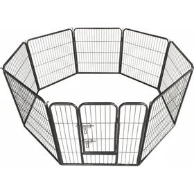 Comparer les prix de Enclos pour chiot, chien ou autres animaux, modulable et sécurisé Zolia - Diam. 200cm 