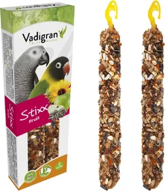 Meilleurs prix pour Baguettes à ronger Vadigran StiXX perruches & perroquets avec fruits 115gr