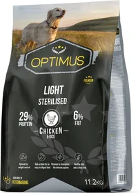 Comparer les prix de OPTIMUS Adult Light / Sterilised pour Chien