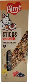 Meilleurs prix pour Aimé Sticks Fruits rouges Baguettes à ronger pour Rongeurs et Lapins