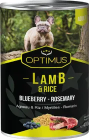 Meilleurs prix pour Pâtée Optimus Agneau et Riz pour chien