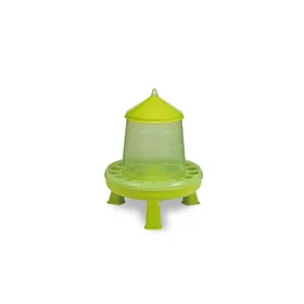 Meilleurs prix pour Mangeoire Poule En Plastique Eco 4kg Verte Avec Pieds - Gaun