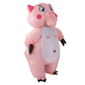 Meilleurs prix pour OMABETA Costume Gonflable Cochon Rose Cosplay Halloween Adulte