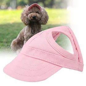 Comparer les prix de Casquette pour animaux - SHIPENOPHY - Chapeau en toile - Taille M - Couleur rose - Protection UV
