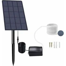 Meilleurs prix pour 1 pompe à oxygène solaire aérateur daquarium étang jardin pompe à air bassin extérieur avec panneau 5V 25W pour étangs .