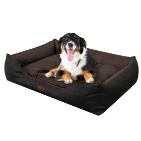 Comparer les prix de Couchage Géant pour Chien XXXL 125x98 cm Lit Très Robuste