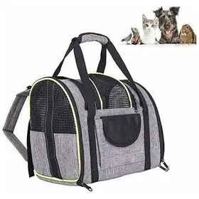 Comparer les prix de Sac transport chien/chat 35x28x23 cm – 5 kg max – Oxford imperméable & résistant