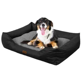 Comparer les prix de Lit Panier pour Chien et Chat L 84x65 cm Canapé Solide et Confortable