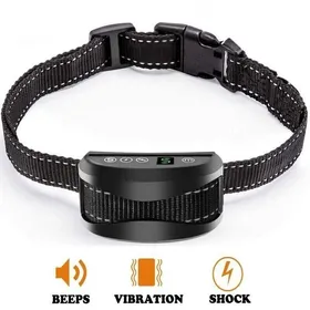 Meilleurs prix pour Collier anti-aboiement pour chien - MHY® - 3 modes: choc électrique vibration sensibilité - Inoffensif - Automatique