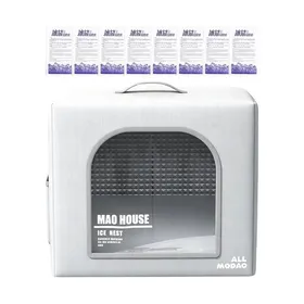 Meilleurs prix pour Niche dextérieur rafraîchissante pour chat – Conception pliable résistante aux intempéries abri isolé coupe-vent lit L CORBEILLE