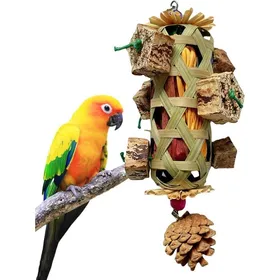 Meilleurs prix pour Jouets à mâcher pour oiseaux - DOK - Bois naturel - Entraînement mental - Pour perroquets - Gris dAfrique - Cacatoès