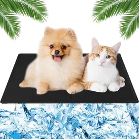 Meilleurs prix pour Tapis Rafraichissant Chien 40x50cm Tapis Rafraichissant Chat avec Gel Non ToxiqueTapis Refrigerant pour Chien Auto-refroidissant