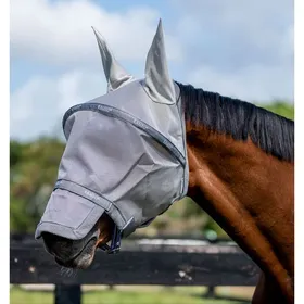Meilleurs prix pour Masque anti-mouches pour cheval Horseware Rambo - Gris - Cob