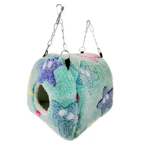Meilleurs prix pour Nid suspendu pour petits animaux - Phoesky - Vert - 20x18x17 cm - 100% coton - Écologique - Mousse à mémoire