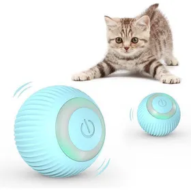 Meilleurs prix pour Jouets pour Chats Balle Chat avec LED LumièresJouet Chat Interactif Interieur pour Chat Chien ChatonsRotation Automat Étiquette
