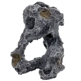Meilleurs prix pour Décoration - Hobby - Cavity Stone - Gris - Polyresin - 21 x 18 x 28 cm