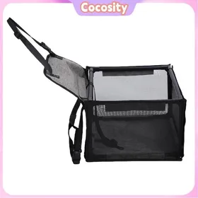 Comparer les prix de Cocosity Porte-siège pour animal de compagnie Siège dauto pour chien étanché Gris clair