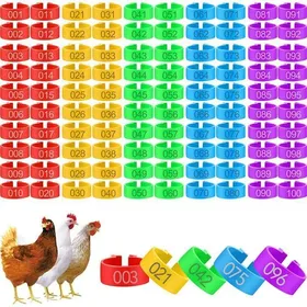 Comparer les prix de Xiumeso 100pcs Bague Poule Anneaux de Jambe dIdentification 16 mm 5 Couleurs Anneaux de Jambe Multicolor MEDAILLE DIDENTIFICATION