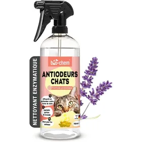 Comparer les prix de Nettoyant anti odeur pour chats 750 ml  Désodorisant destructeur d odeur urine chat-Nettoyage litiere pour chat-produit menager