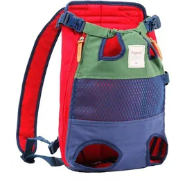Comparer les prix de Sac à Dos pour Chien, Transport Sac à Dos pour Animaux de Compagnie Jpour Marche vélo et Support Moto jusqu'à 10 kg（bleu et vert）