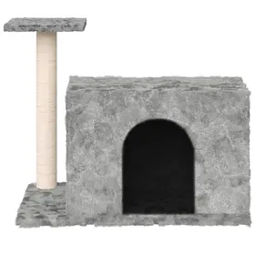 Meilleurs prix pour Bon plan Arbre à chat - JILI HOT - avec griffoir en sisal Gris clair 51cm Thome2557613
