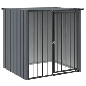 Comparer les prix de “Winter SaleTOP niche pour chien polyvalente jouerr Noir - Niche pour chien avec toit noir 110x103x109cm acier galvanisé PRO59155