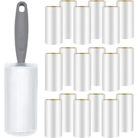 Comparer les prix de Rouleau Adhésif - 18 Recharges - Papier Collant - Anti Poils Animaux - Vêtements Canapé Lit - 10cm ACCESSOIRES FABRICATION MAISON