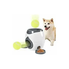 Meilleurs prix pour Jouet Lanceur pour Animaux Chargeur Automatique avec Cuillre et 2 Balles de Tennis couleurs multiples Largeight