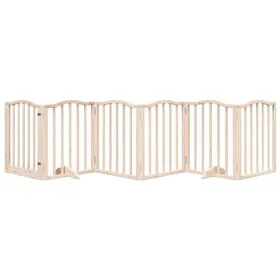 Comparer les prix de Barrière pour chiens avec porte 6 panneaux bois de peuplier-W6390-MOTHINESSTO