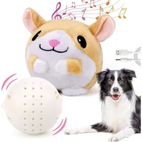 Meilleurs prix pour Jouet interactif pour chien balle interactive pour chien avec roulement automatique saut vibration et ondulation balle couine
