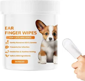 Meilleurs prix pour Doigtiers de Soin Oreilles pour AnimauxLingettes Auriculaires pour Chiens ChatsNettoyage Oreille Chienpour Hygiène et Santé