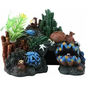 Comparer les prix de Décoration de récif de corail de mer en résine artificielle colorée décorations de réservoir de poissons daquarium de Odipie