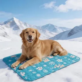 Comparer les prix de Tapis de refroidissement pour chiens 59 x 39 épais et durable chiens anti-morsure lavable à la machine instantané froid chiens