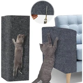 Meilleurs prix pour Tapis Griffoir Mural Autocollant, Griffoir Chat Canapé 200 Cm X 40 Cm, Diy Grattoir Chat Canapé, Protège Les Murs Et Les Meubl