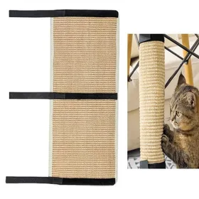 Comparer les prix de tapis griffoir chat - Beige - Avec velcro - Pour meubles - Protection des pieds de chaise et de bureau25 x 60cm multicolo GRIFFOIR