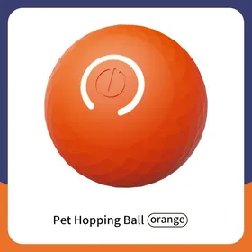 Meilleurs prix pour Balle intelligente pour chien - Phoesky - 5.2x5.2x5.2 cm - Orange - Vibration automatique - Matériau TPR + PC