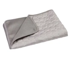 Meilleurs prix pour Tapis de refroidissement pour animaux - Phoesky - 50x40 cm - Gris clair - Respirant - Lavable - Utilisation polyvalente