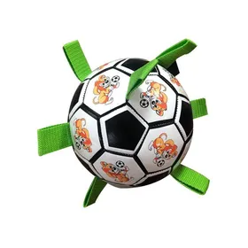 Comparer les prix de Balle de chien indestructible balle de chien balle de chien interactive chien pompe à air de jeu intérieur et extérieur(noir et bla
