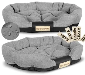 Meilleurs prix pour Panier pour chien 75x50 cm personnalisé imperméable gris