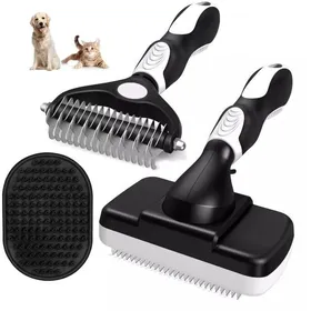Meilleurs prix pour Brosse démêlante pour animaux - Virex® - Réduit la perte de poils de 90% - Convient aux chiens et chats