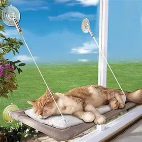 Meilleurs prix pour YYV Transat Fentre pour Chats dorer Hamac pour chat Hamac de chat le verre du soleil balcon peuvent tre dmonts et