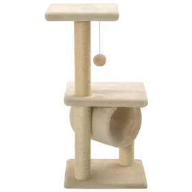 Meilleurs prix pour Arbre à chat avec griffoirs en sisalTour de Chat Moderne 65cm Beige SQZR725052 - BELLE MAISON DECO