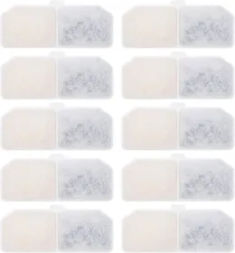 Comparer les prix de 10pcs Filtre de Fontaine pour Animaux de Compagnie Remplacement Chat Fontaine à Eau Filtre Distributeur de Boisson Filtre pour Chat