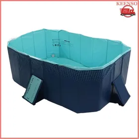 Comparer les prix de KEENSO piscine pour animaux de compagnie Piscine pliable surdimensionnée gonflage gratuit pour la jouets 26 m / 85 16 m / 63in