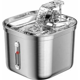 Comparer les prix de Fontaine eau chat 22L INOX pompe ultra-silencieuse filtres multiples débit réglable chien compatible lave-vaisselle