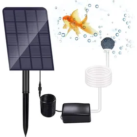 Comparer les prix de Aérateur Solaire 2.5W pour Bassin Étang & Aquarium – Pompe Oxygène avec Pierre à Air