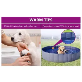 Meilleurs prix pour PRO}7233Super Piscine pour Chien Pliable - Baignoi Piscine pliable pour chiens Rouge 80x20cm PVC @6780935  7188otm94j