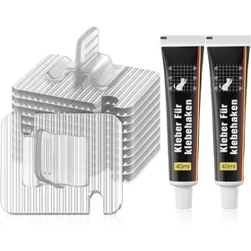 Meilleurs prix pour Crochets adhésifs pour filet à chat - SIGHTMARK - 50 pièces - 2 x 40 ml adhésif - Transparent - Résistant aux UV