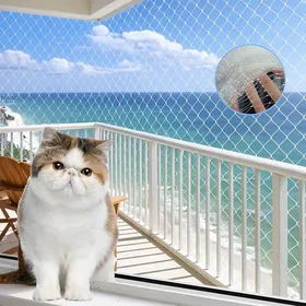 Meilleurs prix pour Filet de Protection Chat en Nylon 8 x 3 m Filet Chat Balcon Protection Fenetre Chat Filet Protection Chat pour 8x3m Blanc
